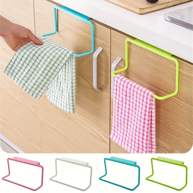 Forniture da cucina Instalità Portasciugamani Appendiabiti senza cuciture Portasciugamani Portasciugamani per lavastoviglie Scaffale multiuso per armadio