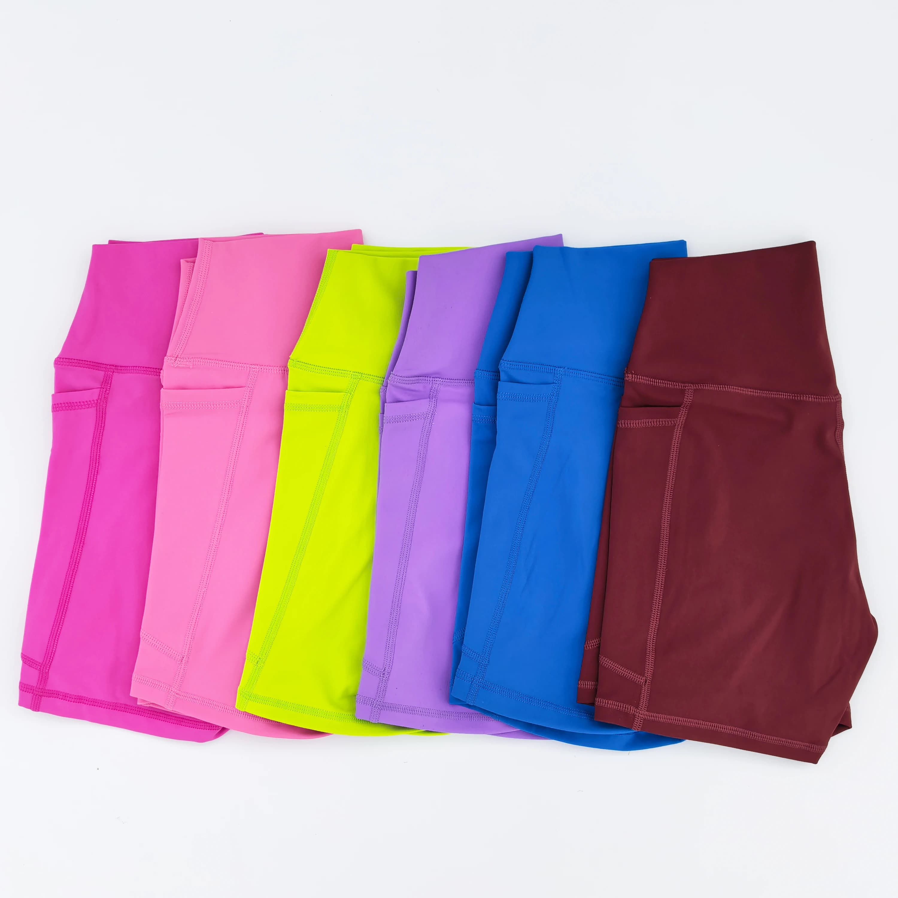 Yoga shorts for lifting women's butts Cycling shorts for high waist high waist fitness trousers breathable quick drying Slim sports shorts