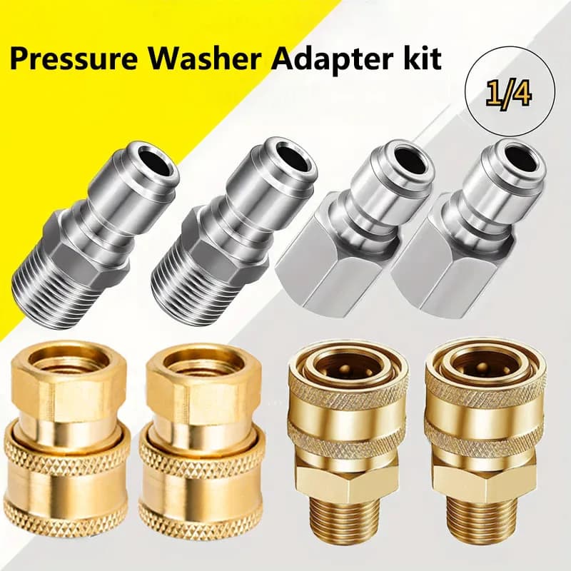 1/4 inch Outdoor and Inner Threading Kit Washer Adapter Garden Pipe Water Dispenser Quick Connector
