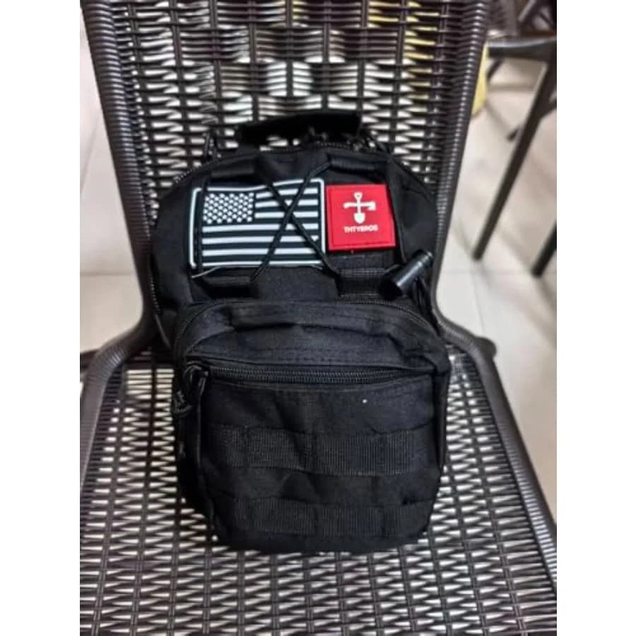 Kit di Sopravvivenza da 246 Pezzi con Borsa Pronto Soccorso, Borsa a Tracolla, Tenda, Ascia da Campeggio, Martello, Pala con Piccone e Pentola da Campeggio