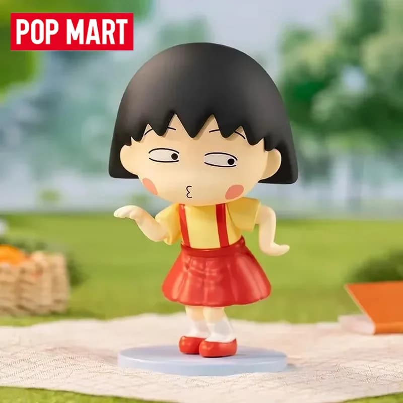 POP MART Chibi Maruko-chan's Quirky Adventures Series Blind Box Sorpresa Mystery Box Mistery Action Figure Home Desktop
