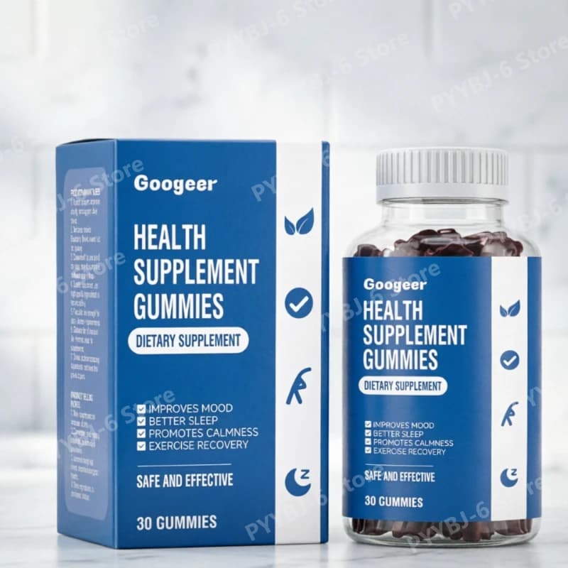 Gommose per il Supporto della Vitalità, Integratore Naturale per il Relax e il Recupero Post-Allenamento, Formula Quotidiana per il Benessere degli Adulti, 30 Pezzi