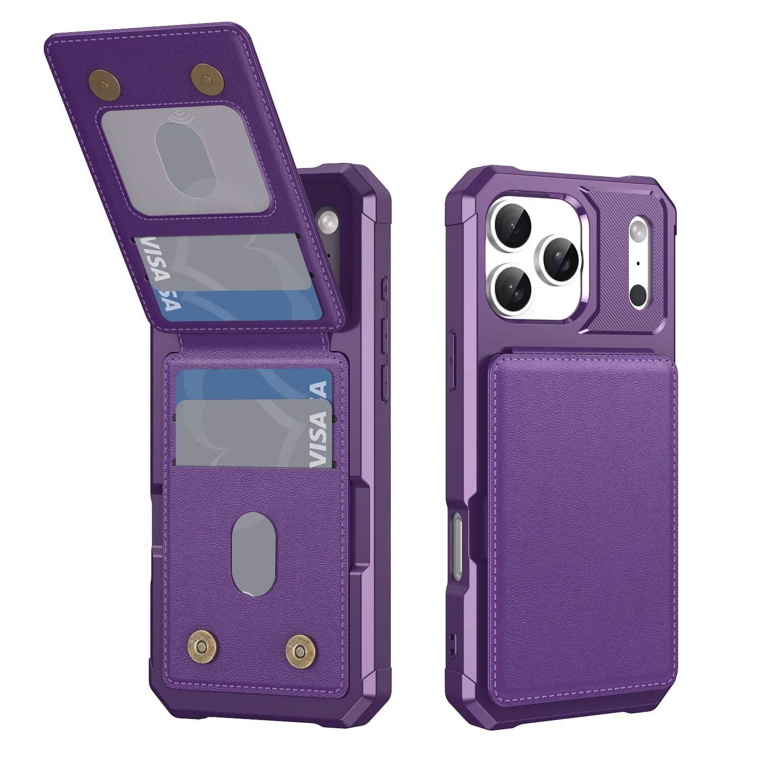 Vertical cards Solt Magnetic leather wallet case for iPhone 17 Pro Max 16 15 14 13 12 11 Plus 17air shockproof pocket case
