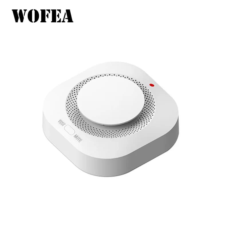 Il sensore rilevatore di fumo wireless 433 MHz funziona con il sistema di allarme di sicurezza domestica Allarme di protezione antincendio per uso indipendente