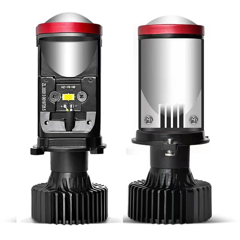 120W H4 Fari Auto H4 LED Mini Lente Del Proiettore 6000K Fascio Alto Basso Turbo Fan Auto LED H4 Lampada LHD RHD Y6 Y7 Y8 12V 24V
