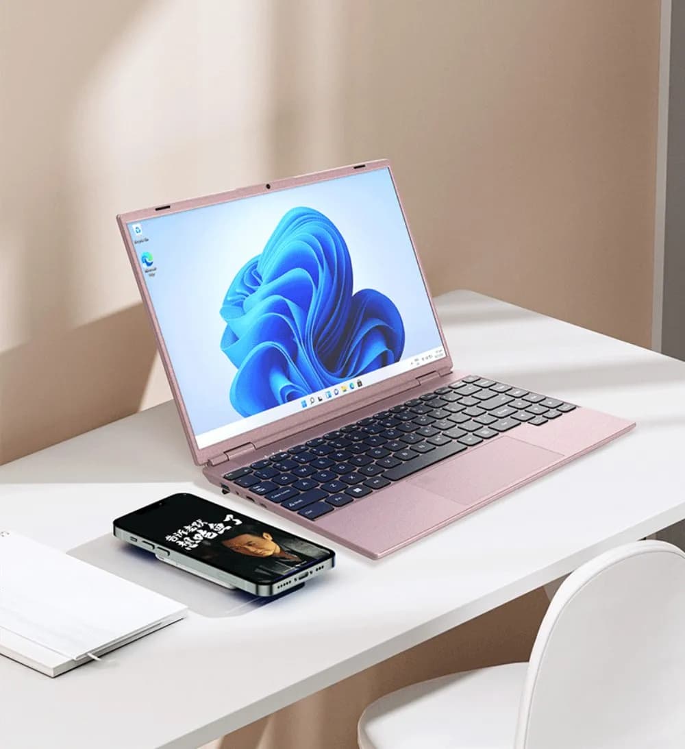 NUOVO Laptop 2023 da 14 Pollici con Intel Celeron N5095, IPS FHD, WiFi Dual-band, 6GB RAM+256GB SSD, per Ufficio e Studio, Windows 10