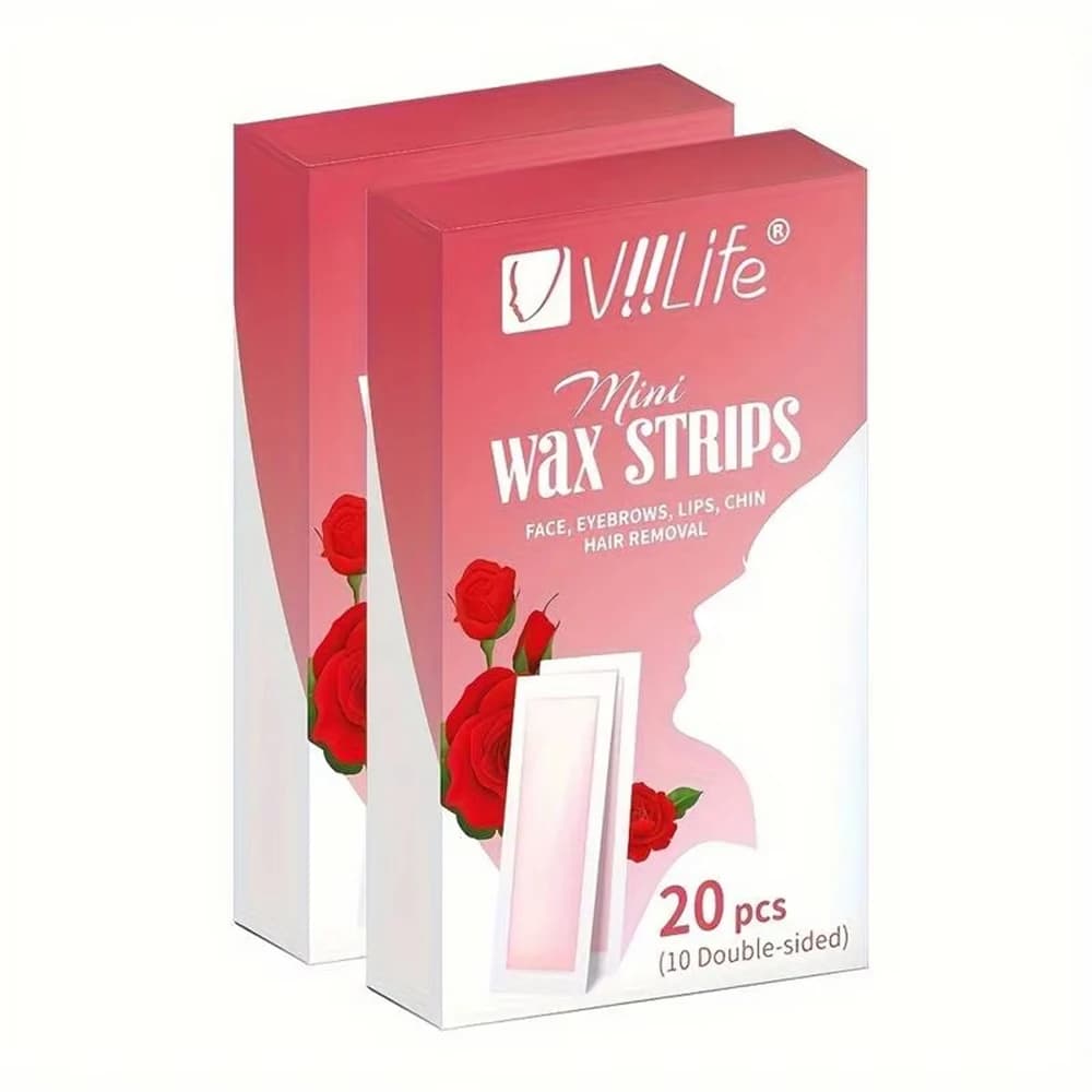 20/40 pz Professionale Strisce di Cera per Depilazione Ceretta Pulire Adesivo Per Viso Gamba Labbro Sopracciglio Gamba Braccio Corpo Capelli Rimuovere