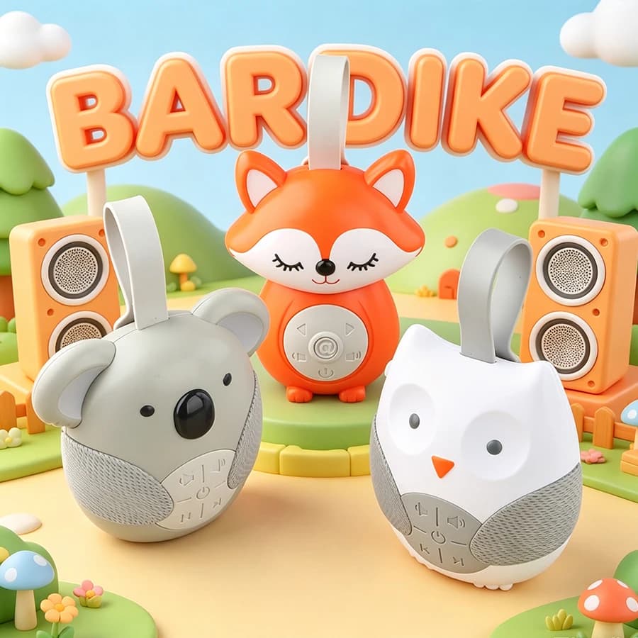 Macchina per il suono del rumore bianco e della ninna nanna per bambini, macchina per il suono del bambino, succhietto portatile per bambini, passeggini e passeggiate, gufo, macchina portatile per il rumore bianco