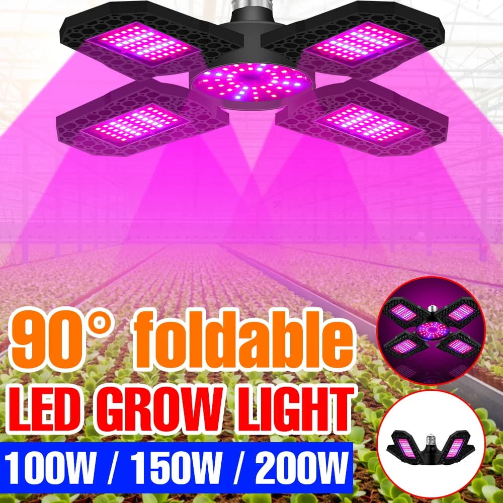 E27 LED Plant Grow Light Full Spectrum Indoor greenhouse flower seeds lamp for hydroponic cultivation to plant growth box curtains