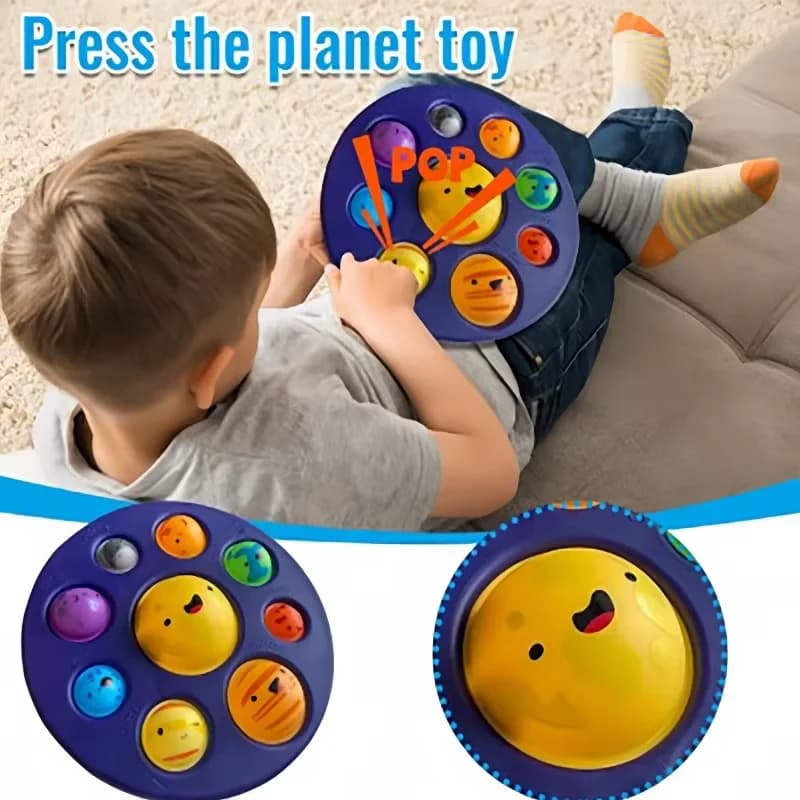 Bambino Sensoriale Semplice Fossetta Pianeta Push Bubble Fidget Giocattolo Autismo Ha Bisogni Squishy Antistress Giocattoli Per I Bambini Regalo Dei Capretti