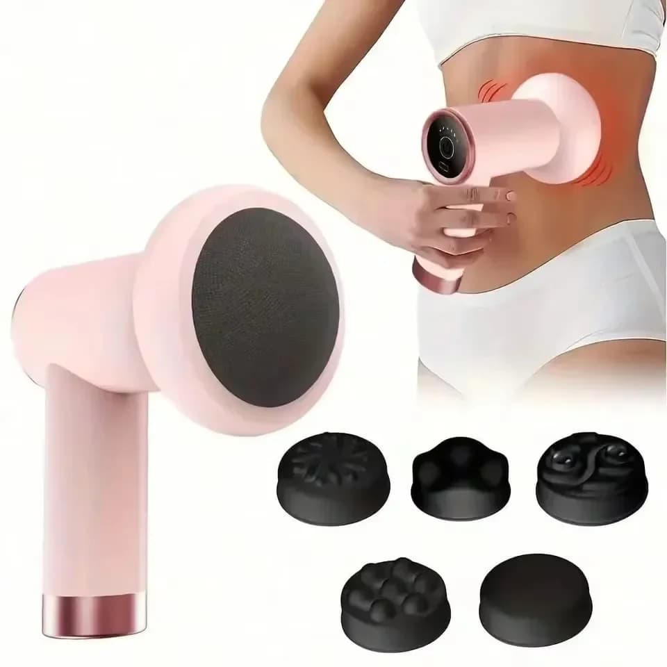 Pistola Massaggiante a Vibrazione Portatile per Modellamento del Corpo, Rilassamento Muscolare Profondo, Fitness, Dimagrimento, Salute, Anti-Cellulite, Attrezzatura per Massaggio Fasciale