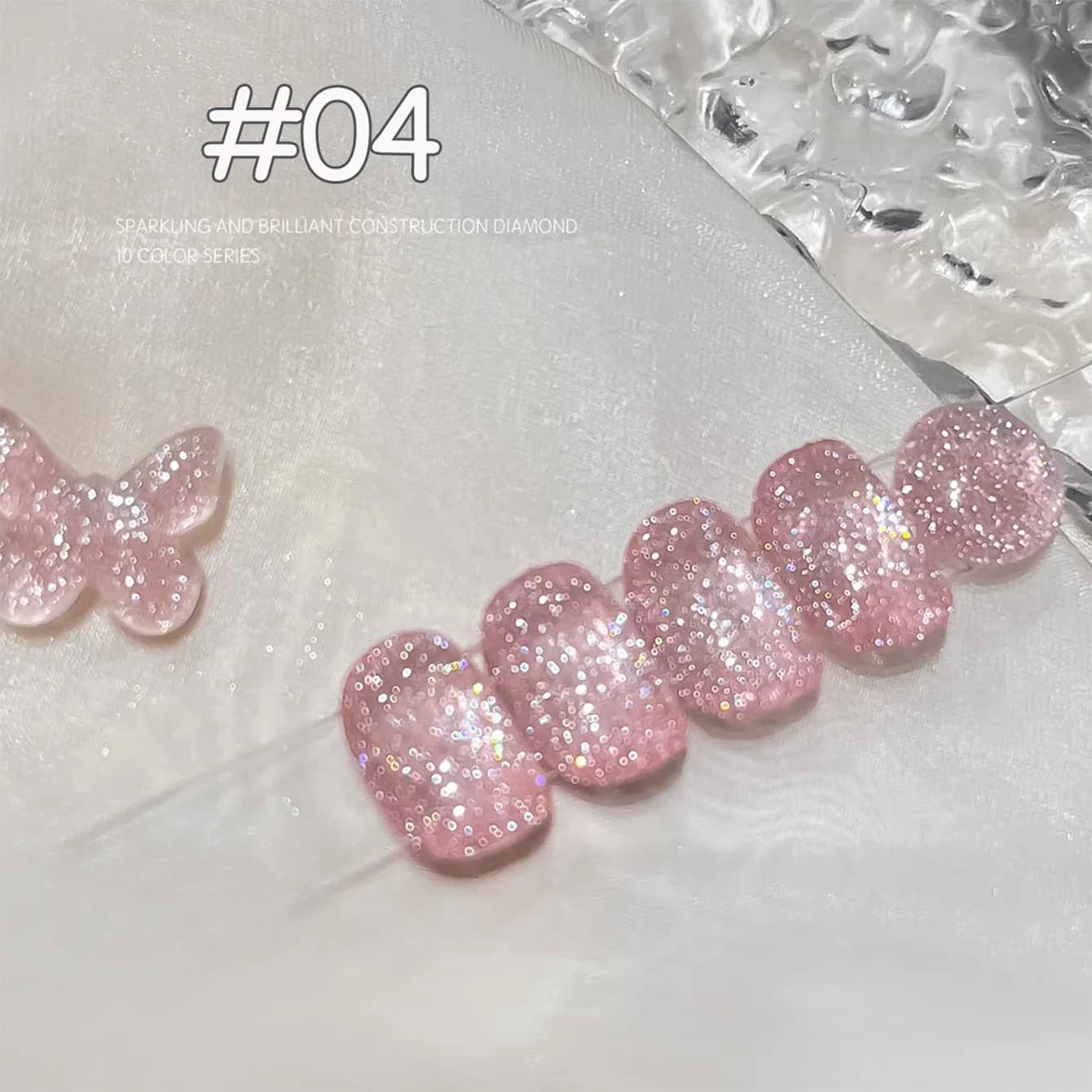 1 pz SHAKA Smalto Gel Unghie Primavera Estate con Frammenti Diamantati Scintillanti Rosa Rosso Marrone Bianco 2026 Super Flash Gel Unghie Natalizio