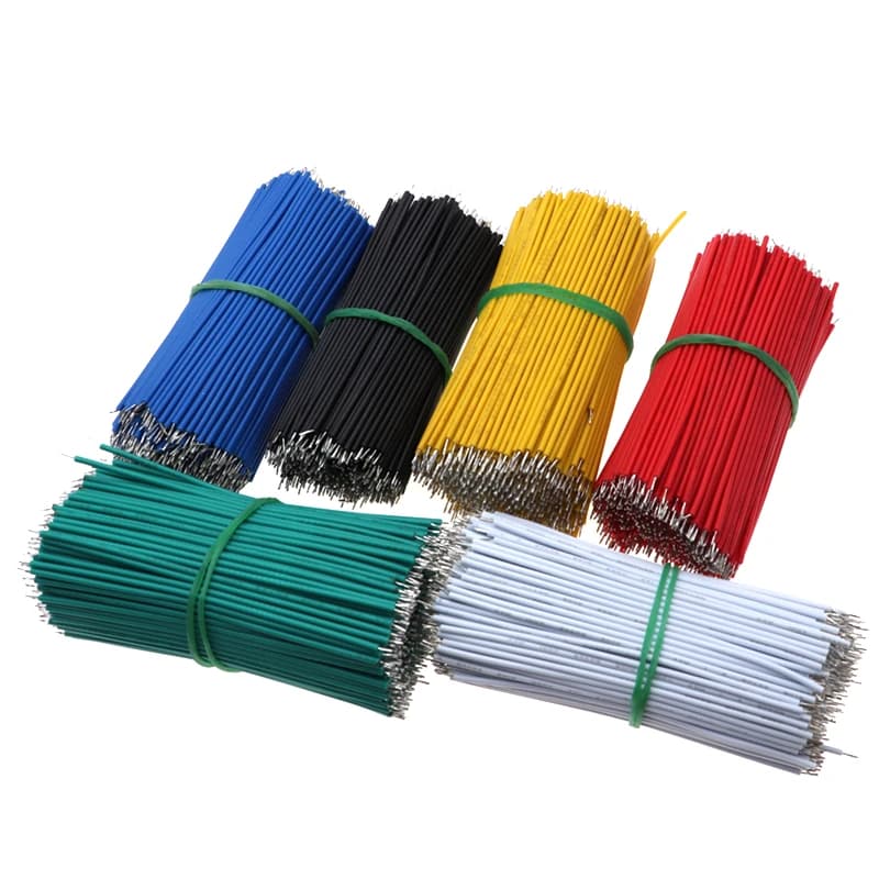 Set of 120 Width Cables 24AWG 8cm for Breadboard PCB, Wire Jumper 24AWG, Wire Driver 1007-24AWG, Connectors Cables