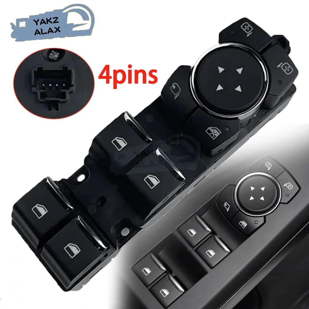 Per Ford Focus 2019 2020 2021 Finestra Interruttore di Controllo 4 Pin Anteriore Sinistro Lato Guida Controller Pulsante Regolatore di Vetro M1BT-14540-DC
