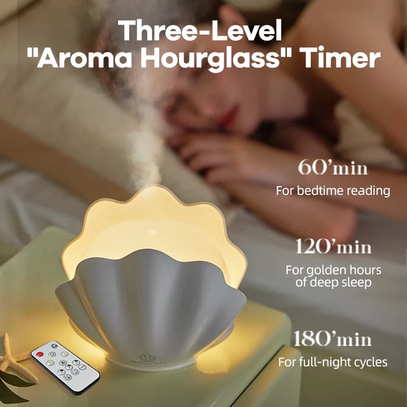 Diffusore di oli essenziali con telecomando, umidificatore per aromaterapia USB con luce LED a 7 colori che cambia colore, creatore di nebbia fredda ad ultrasuoni silenzioso