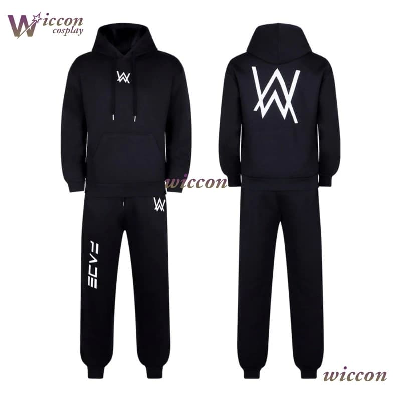 Camminator with hood Mag/Alan # 0 DJ Aw EDM Festival Fan Dresses Call Uniform Top Adult Trousers Children Full Set Ita Clothing Cosplay