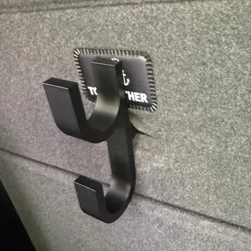 2 Pieces Hook Shades for Car, Baggage Shaft Bearing Suitable for Any Car with No Drilling Installation, Internal Towels for Car