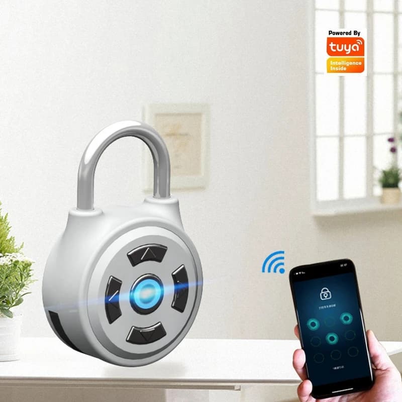 EGFirtor Smart Password lucchetto Tuya Bluetooth APP serratura di sicurezza elettronica lucchetto senza chiave porta per valigia zaino lucchetto bici