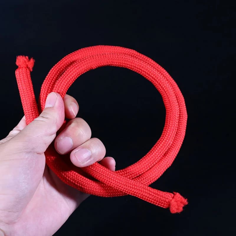 Corda rigida deluxe (rossa) di Kupper Trucchi magici Corda morbida per magia rigida Primo piano Illusioni di strada Espedienti Mentalismo Oggetti di scena divertenti