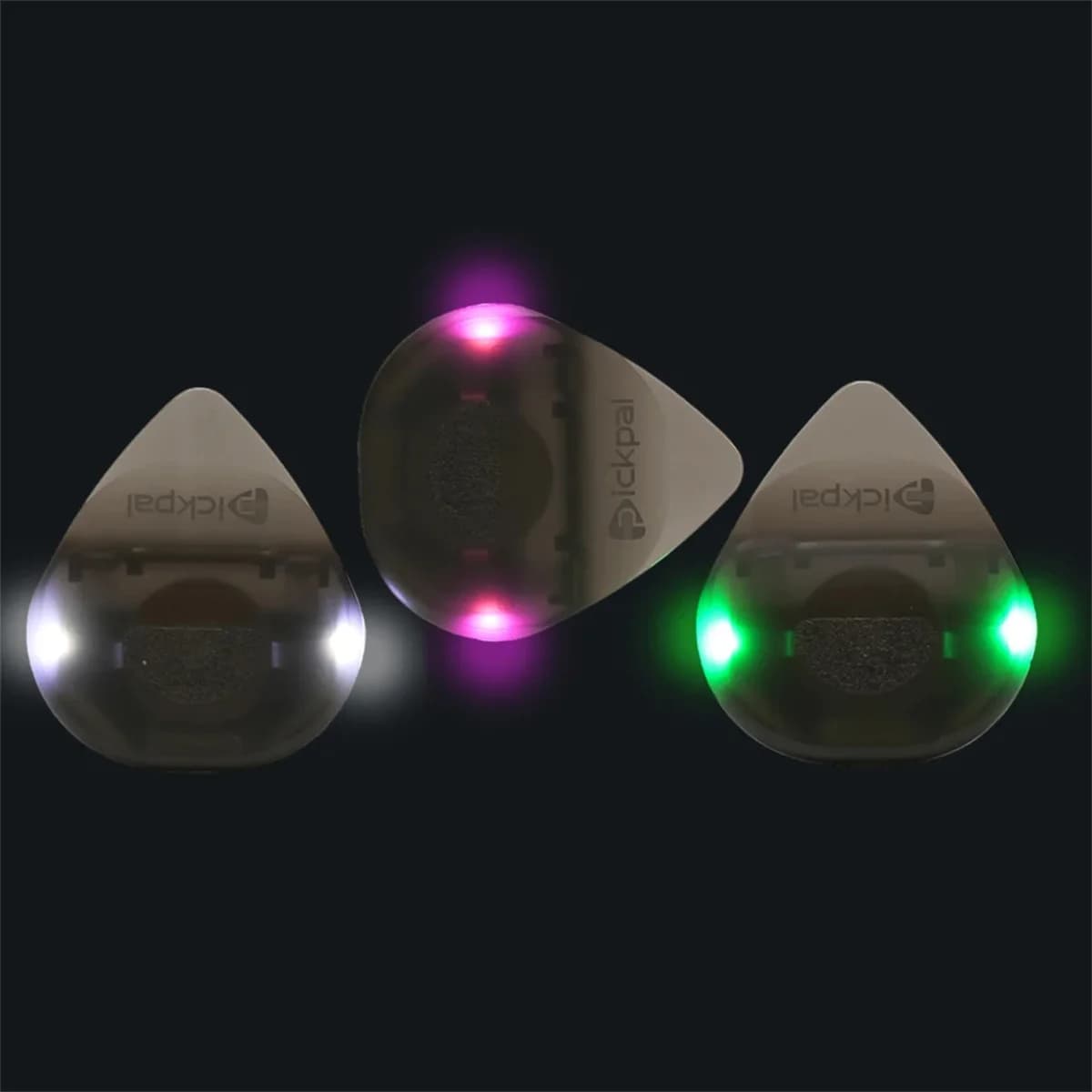 Plettri per chitarra 1 pz con luce a LED ad alta sensibilità strumento musicale plettro incandescente antiscivolo per chitarristi elettrici bassi