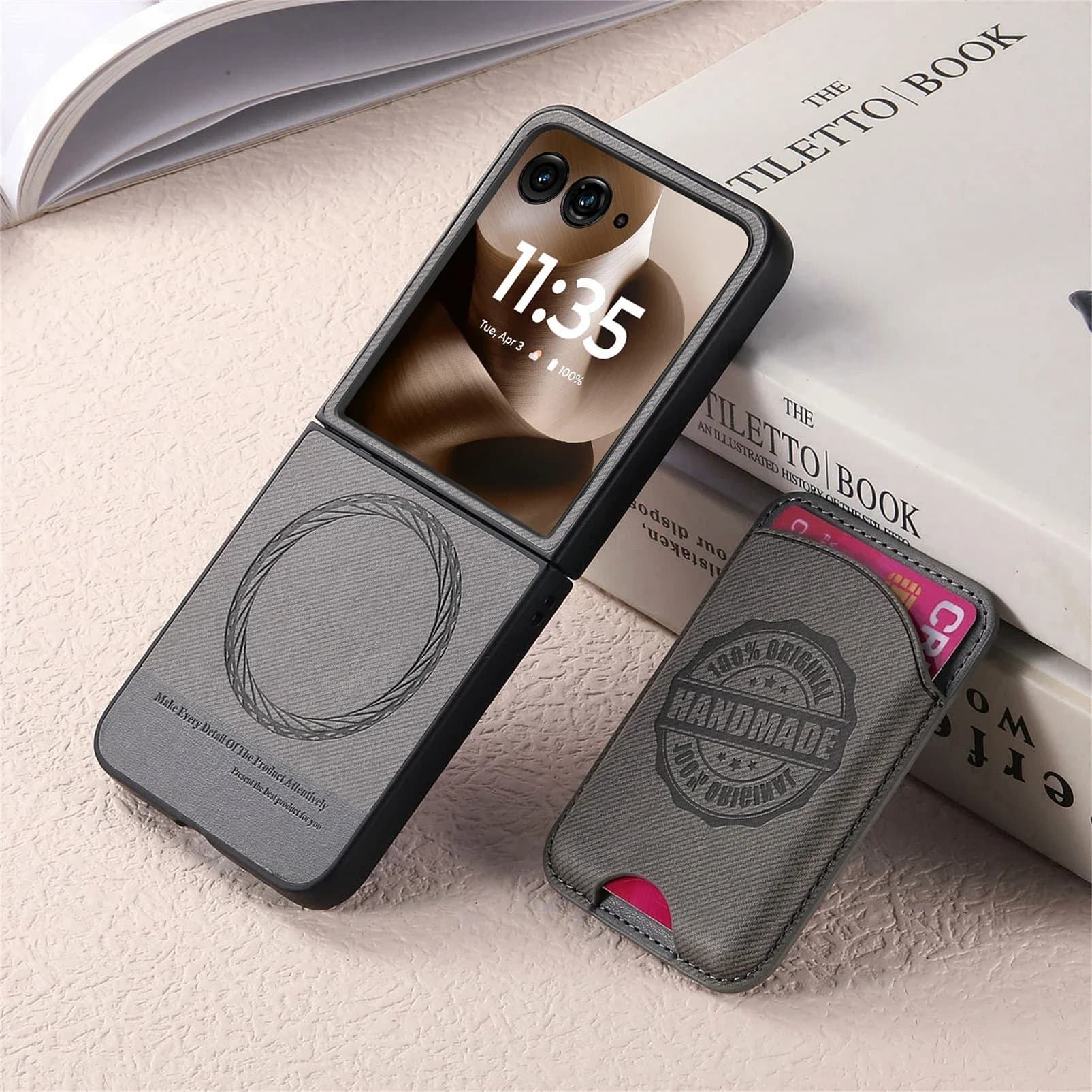 Magnetic wallet phone case 2 in 1 Motorola Razr 60 50 40 Ultra Wheelchairs for Moto Razr 60 50 40 Card holders Leather protective case