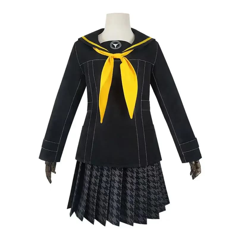 Anime Kujikawa Rise role-playing wig character 4 gold JK uniform female sailor set Halloween carnival Jyoshi Koukousei Costume