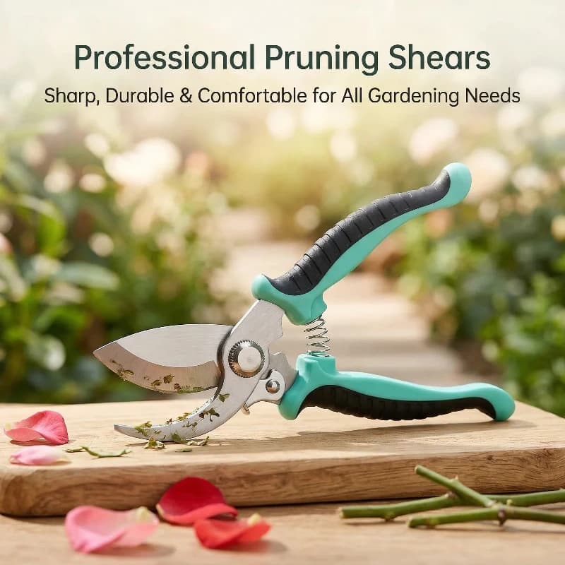 Multi-functional Mini Ramshorn - Professional Gardening Scissors in Stainless Steel for Potatura Rami, Fruit Trees, Flowers