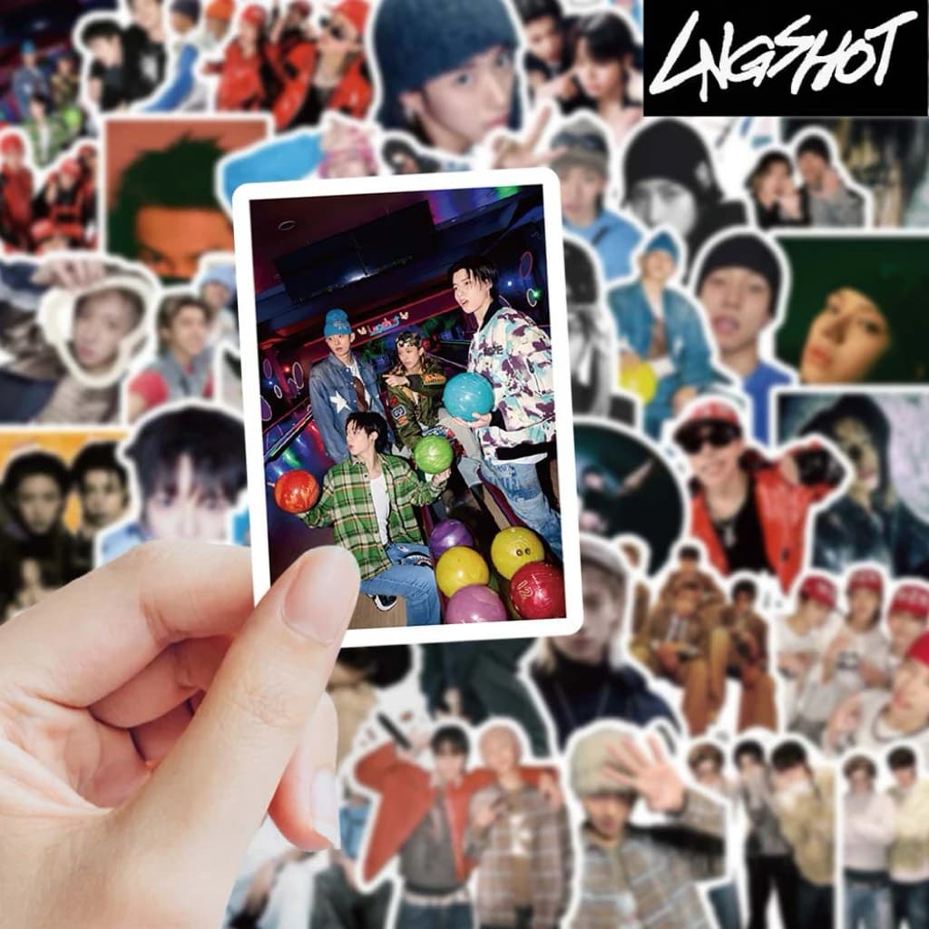 Disponibili 80 PEZZI NUOVI Adesivi DIY KPOP LNGSHOT dell'album di debutto SHOT CALLERS Ohyul Louis Ryul Woojin per Telefono, Bagaglio, Quaderno, Regalo