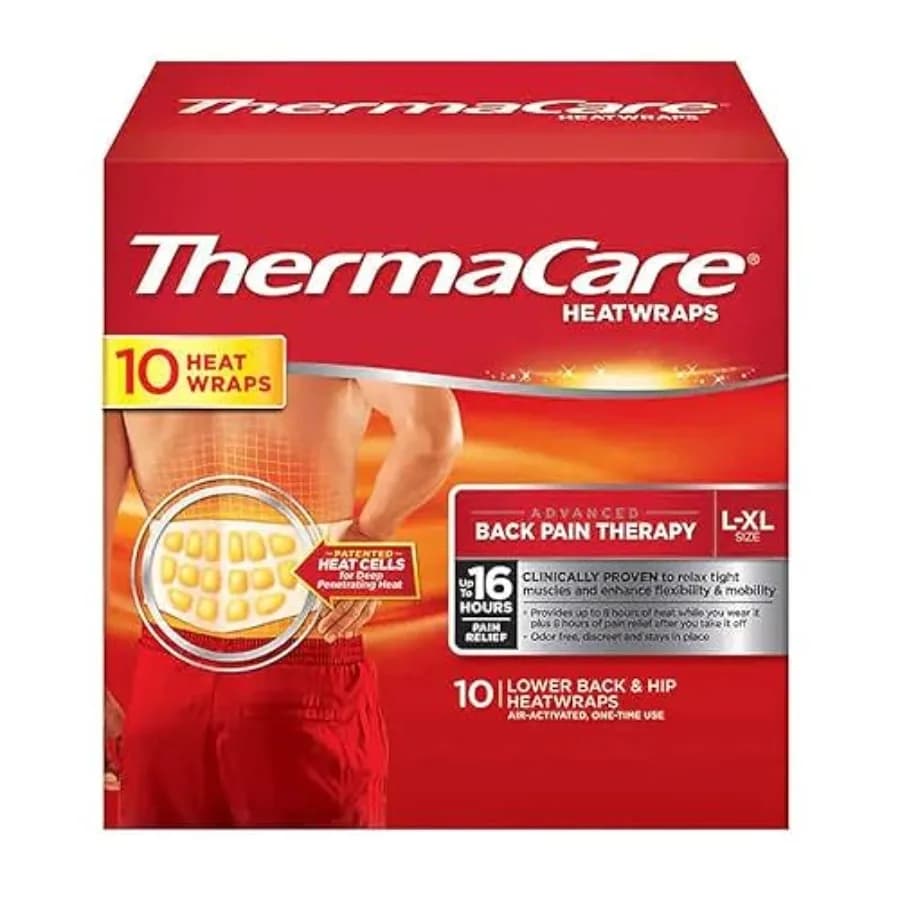 Thermacare Heatwraps per Zona Lombare e Fianchi, L-XL - Confezione Speciale Limitata da 10 Pezzi