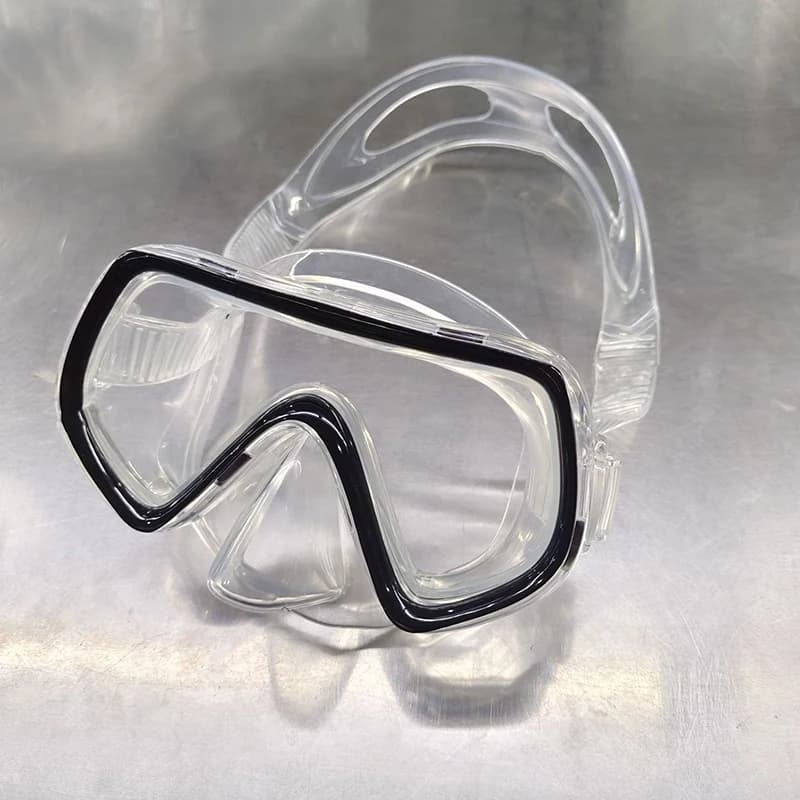 Diving Mask Waterproof Swimming Goggles Panoramic HD For Adult Youth Silicone Skirt Anti-Fog With Nose Cover Swimming Equipment