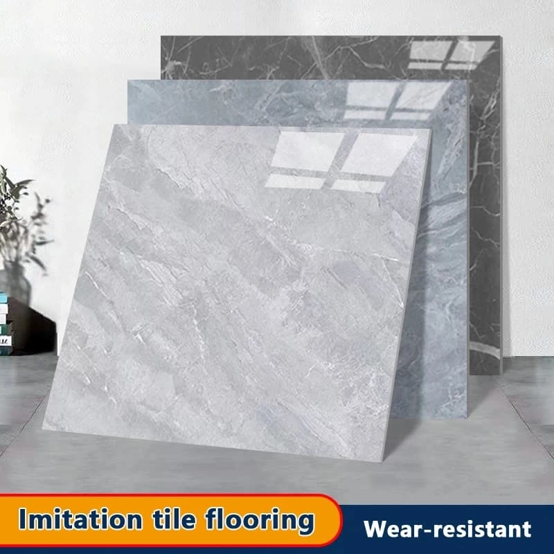 Adesivo da parete PVC imitazione piastrelle di ceramica carta da parati impermeabile cucina bagno imitazione marmo ristrutturazione sfondo decorazione