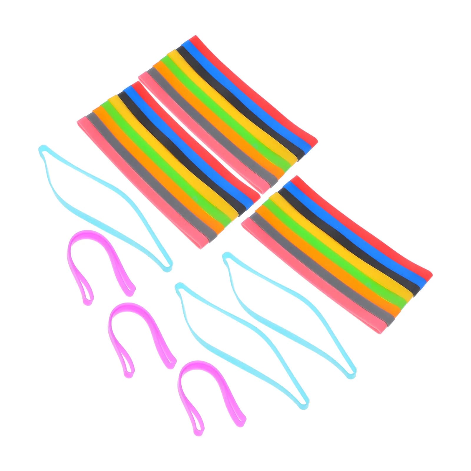 30 Pezzi Elastici Colorati Assortiti per Quaderni da Viaggio, Diari, Agende, Libri, Scrapbook, Fasce Elastiche per Fissaggio