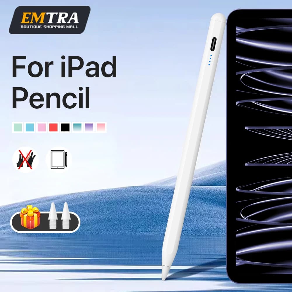 Per Apple Matita Stilo Per iPad A16 Air 11 5 4 Pro 11th 13 12.9 M4 M3 M2 Penne 10 9 10th 9th Generation Mini 5 6 2025 Penne Touch