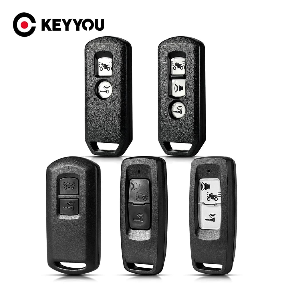 KEYYOU Keyless Go Moto Scooter 2 Bottoni A Distanza Smart Chiave Dell'automobile Borsette Caso Per Honda X-ADV SH Forza PCX Hybrid 2015-2016