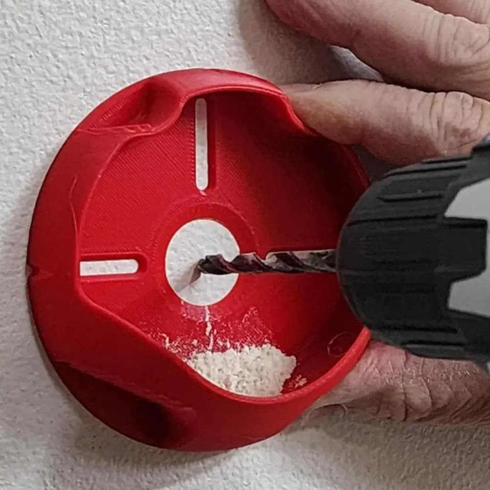 Durable Plastic Drilling Dust Collector for Cleaning Construction Tools Efficient accessories for powder collector cover