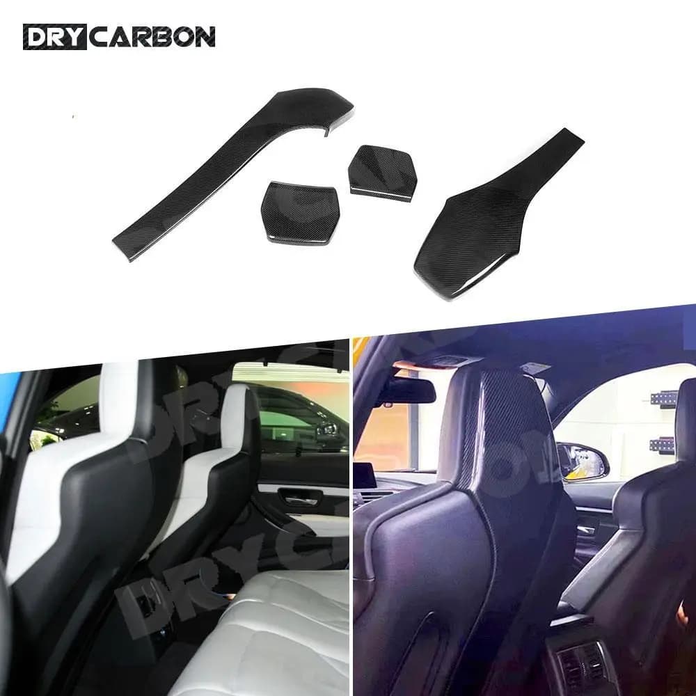 Coperture Interne per Sedili in Fibra di Carbonio, Kit Carrozzeria per BMW F80 M3 F82 F83 M4 F87 M2 M2C Berlina Coupé Cabrio 2014-2019