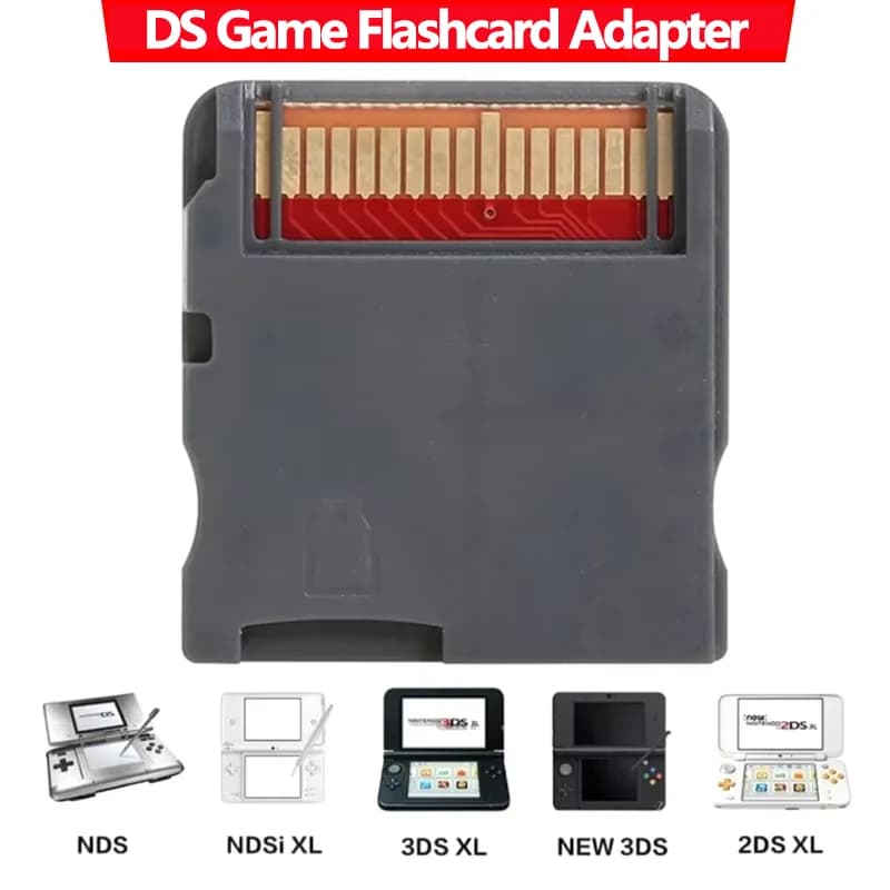 Memory card support for R4 games Download 3DS Game 3DS Flashcard Video Games Card for NDS MD GBC FC PCE