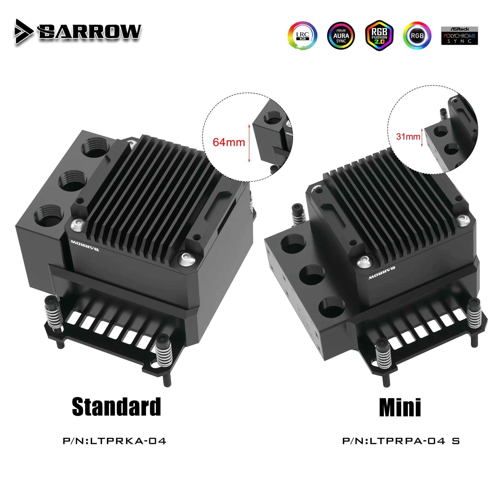 Blocco acqua CPU carriola con serbatoio pompa integrato POM/dispositivo di raffreddamento CPU acrilico per AMD AM3 AM4 AM5/INTEL 1700 1200 115X X99 Socke