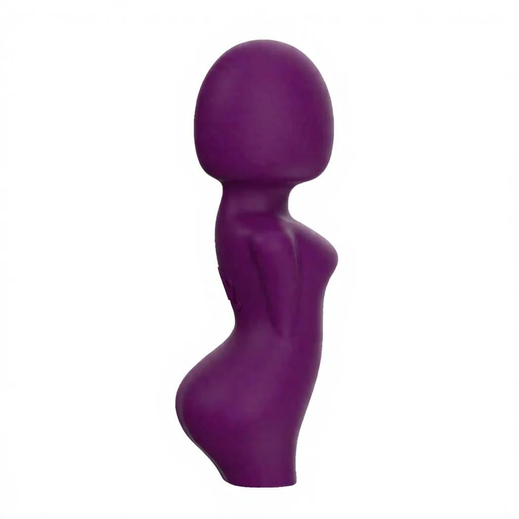 Mini vibratore AV portatile, in morbido silicone, ricaricabile tramite USB a 10 velocità, impermeabile IPX7, sex toy femminile discreto