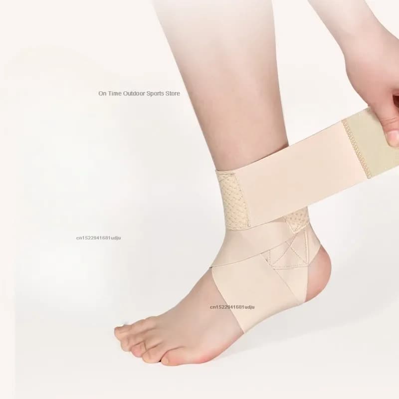 1 pz nuovo tutore per caviglia supporto per caviglia a compressione traspirante regolabile per uomo donna distorsione alla caviglia legamenti stabilizzanti