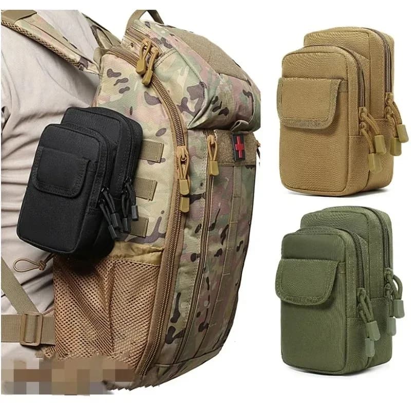 Marsupio EDC, Belt Phone Waist, Outdoor Sports, Travel, Running, Camping, Hiking, Hunting, Accessory, Organizing Bag, Housing