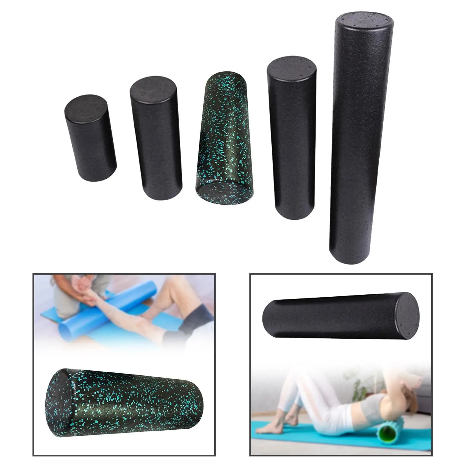 High Density Foam Round Roller Balance Training Light Pilates Yoga Column For Life Arm Elongation Training