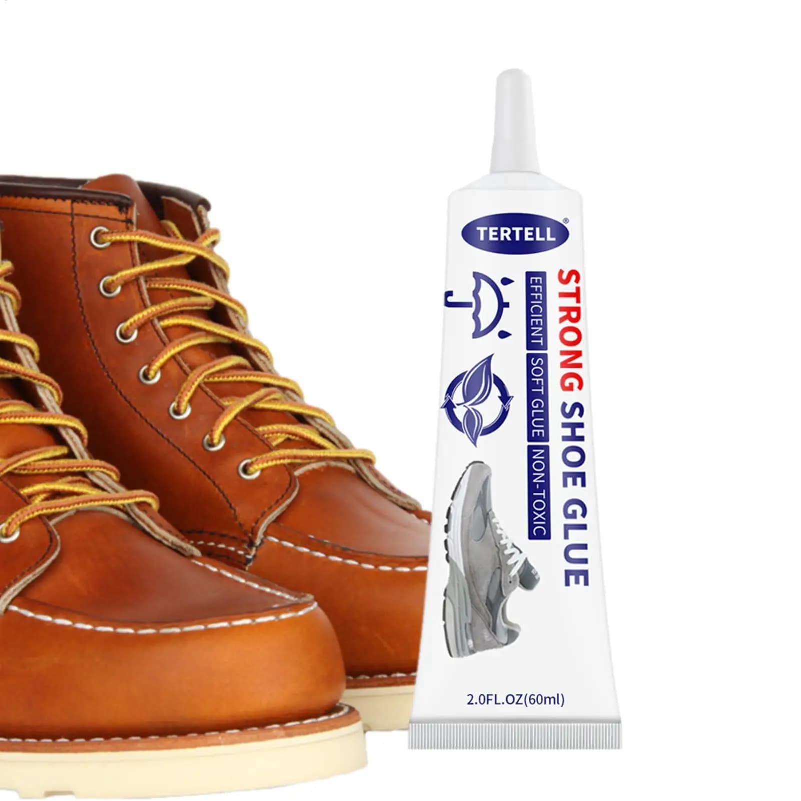 60ml Shoes Glue Strong Shoe-Repairing Adhesive Professional Waterproof Shoe Factory Special Leather Shoe Repair Glue Household