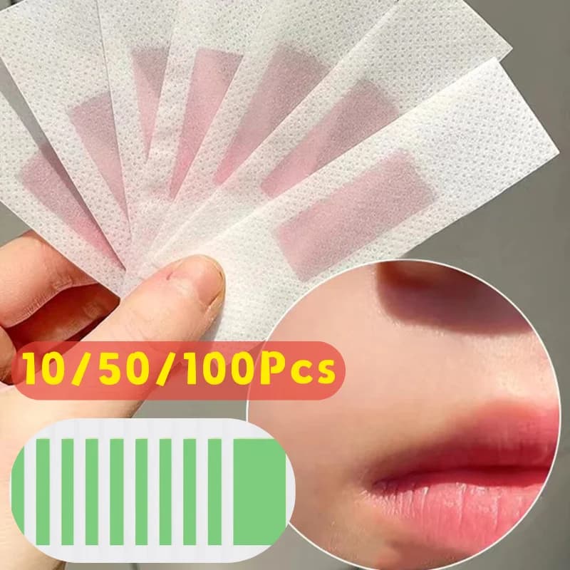 10/50/100Pcs Professional Hair Removal Wax Strips for Summer Depilation Waxing Wipe Sticker for Face Leg Lip Eyebrow Leg Arm