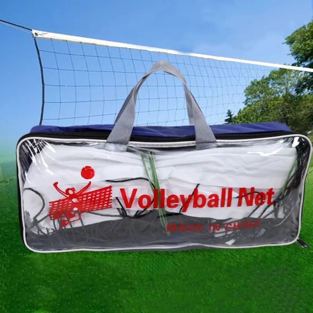 Rete da Pallavolo di Dimensioni Standard Facile da Montare 9,5*1M Rete da Allenamento per Pallavolo Uso Ricreativo Materiale Durevole Rete Sportiva per Cortile