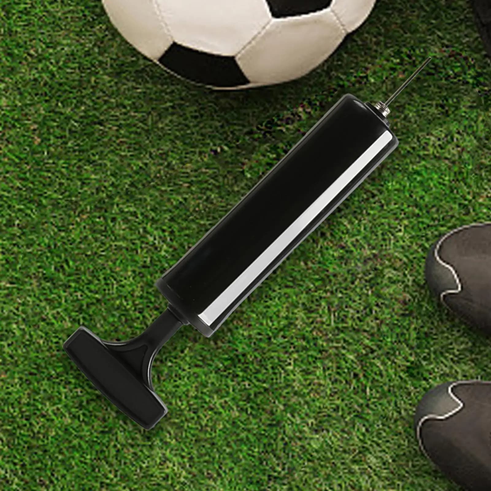 Pompa ad aria per palla Pompa per palla sportiva portatile con ago Gonfiatore per palloni sportivi portatile per pompa per pneumatici da calcio per biciclette Pallavolo