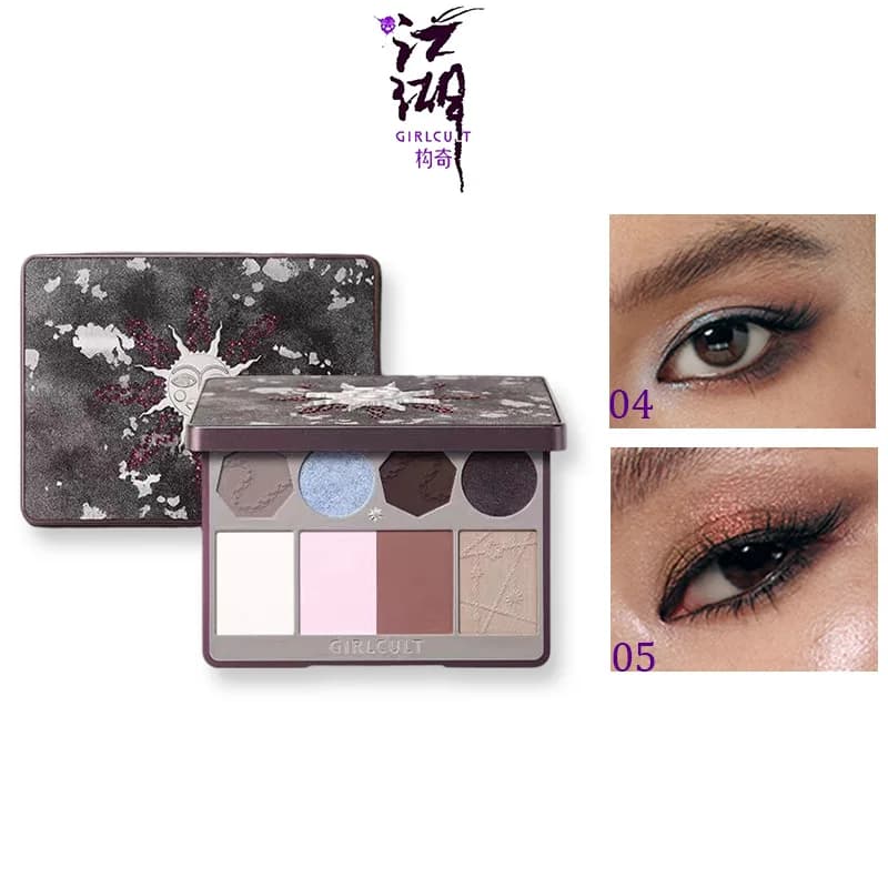 Girlcult Jianghu 8 Colors Shade Fard Embellishment Opaque Tablet Shiny Camaleonte Gothic Durable Face Sideboard Makeup