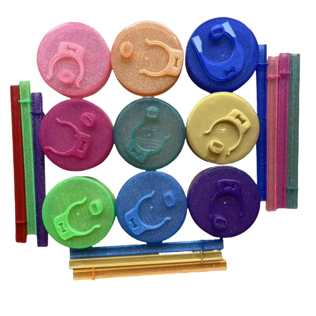Supports for Rainbow Dolls 1/6 Colorful Doll Scaffale Colorful Doll Decorations for Colorful Dolls Earrings Necklace Dresses Sponge for Dolls DIY