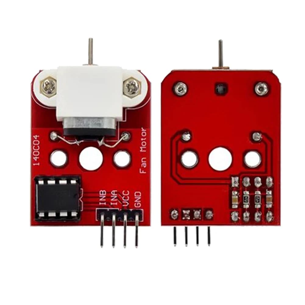 L9110 Dual Channel Motor Driver Module 2PCS 5V DC Fan Control Board with 75mm Propeller for Arduino Robot Kits