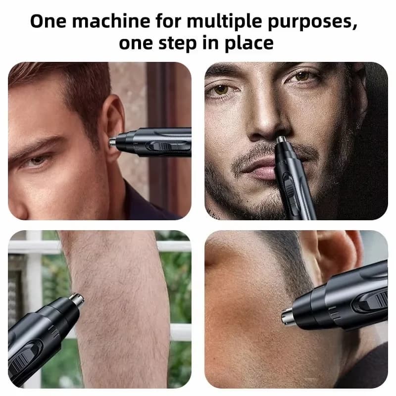 1 pcs black electric nose haircut ear and nose haircut professional painless nose haircuts for men and women